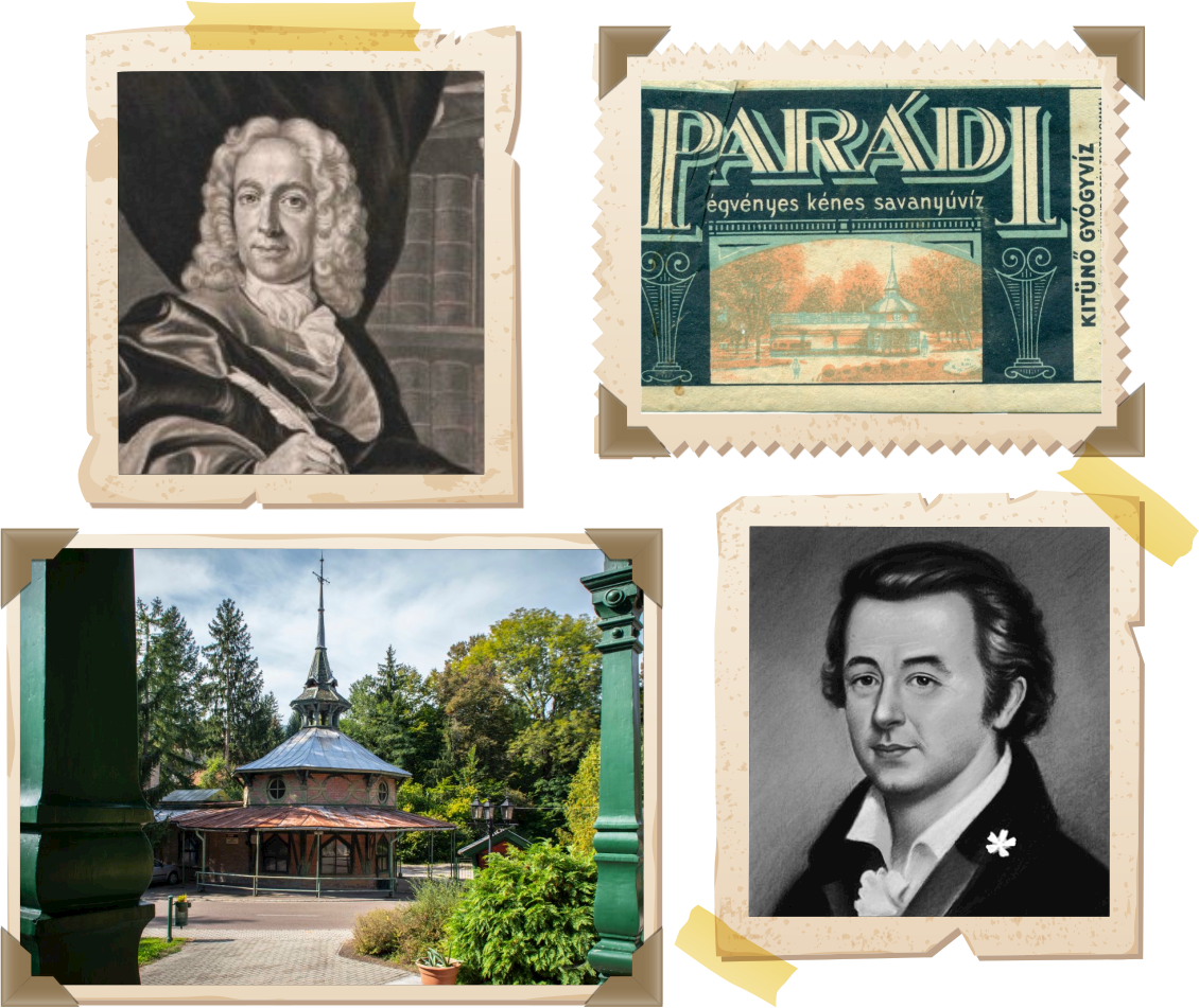 Parádi gyógyvíz története